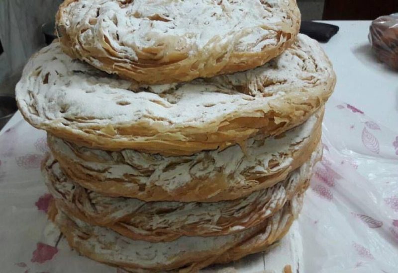 دستور پخت نان قاتلمه ترکمنی