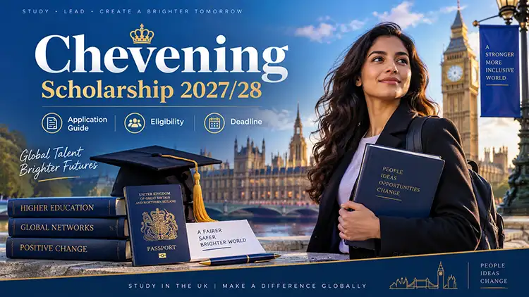 Chevening Scholarship 2027/28 application guide for international students