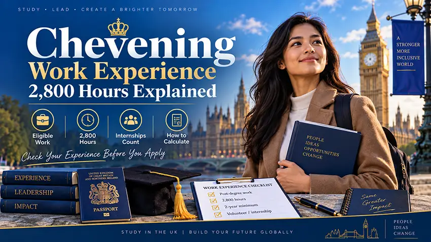 Chevening work experience requirement