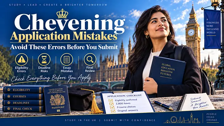 Chevening application mistakes